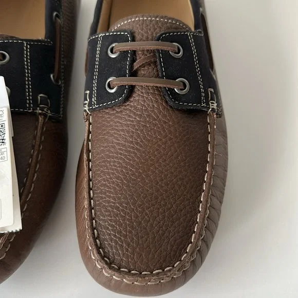 Zara Men's Brown and Black Loafers